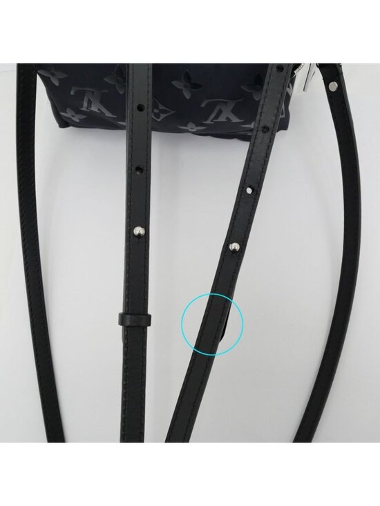 Louis Vuitton Monogram Nylon Palm Spring Mini Backpack Black Bag